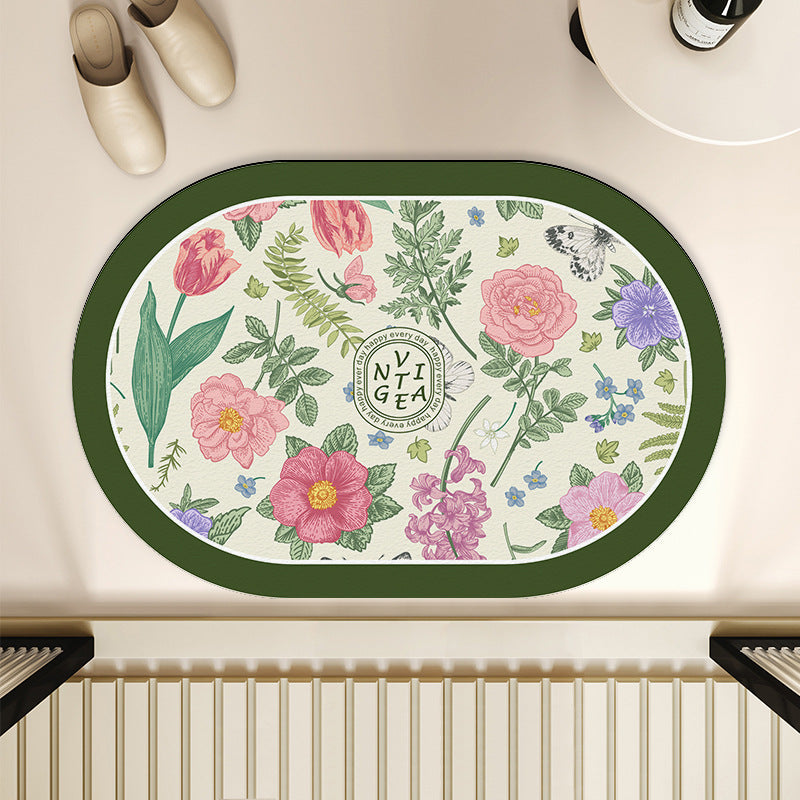 Blumenmotiv Innenbereich Matte