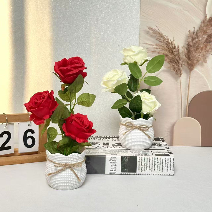 Elegante künstliche Rosenanordnung für die Wohnkultur