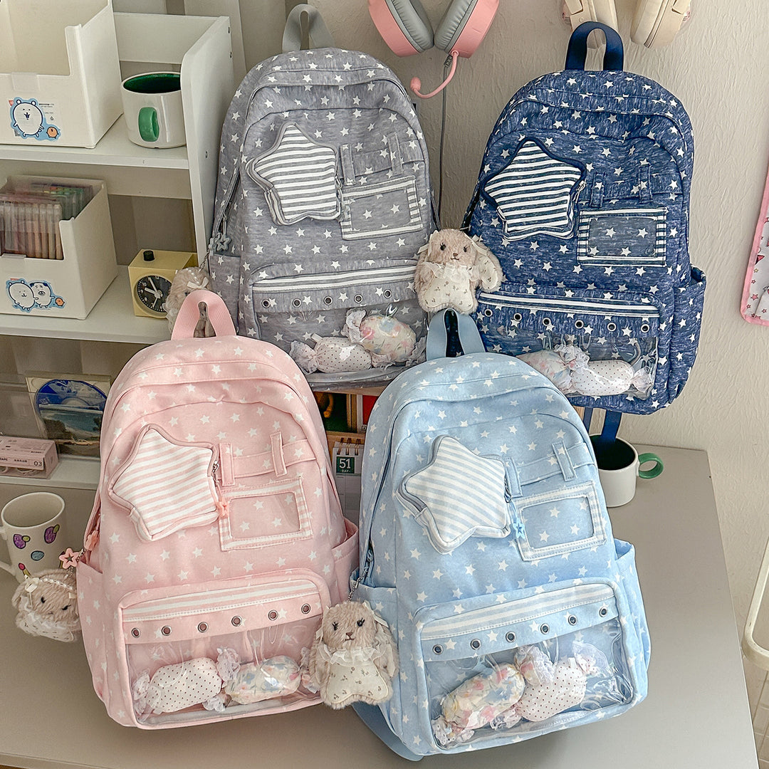 Fun Star-verzierte Freizeit-Rucksack Karnz 1791204793