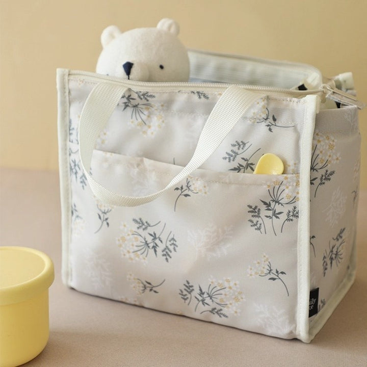 Isolierte Blumenmuster Lunch Tasche Karnz