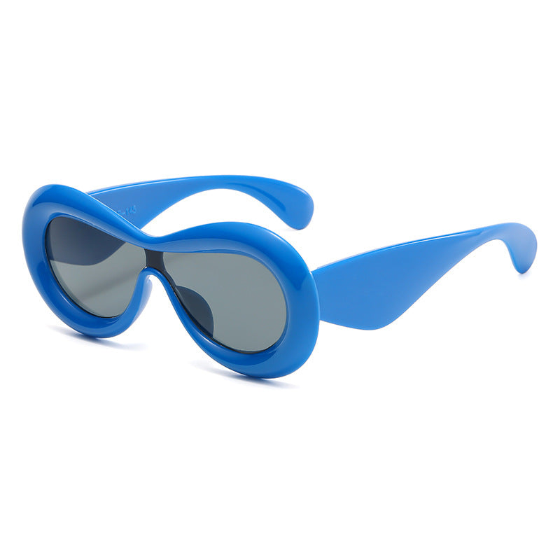 Damen modische oversized Sonnenbrille im extravaganten Design Karnz