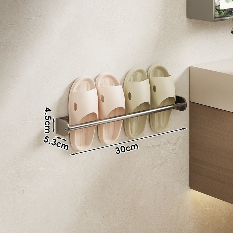 Wandmontierte Einschubschiene für Hausschuhe und Sandalen Organizer