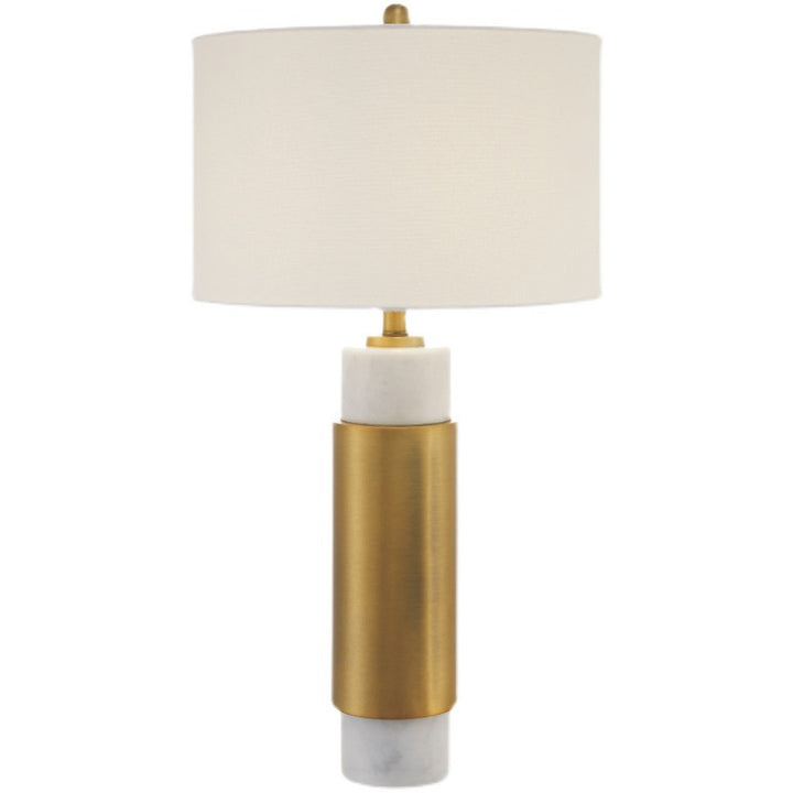 Moderne dekorative Tischlampe mit Marmorfuß