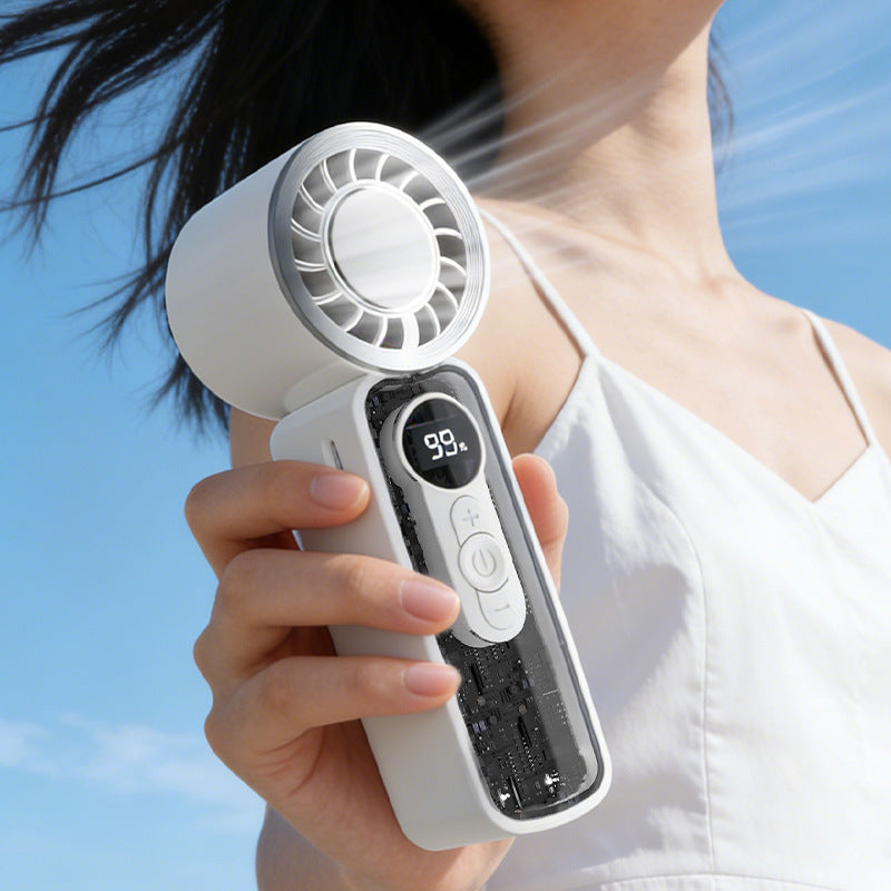 Damen tragbarer USB-Kühlventilator mit intelligenter Steuerung Karnz