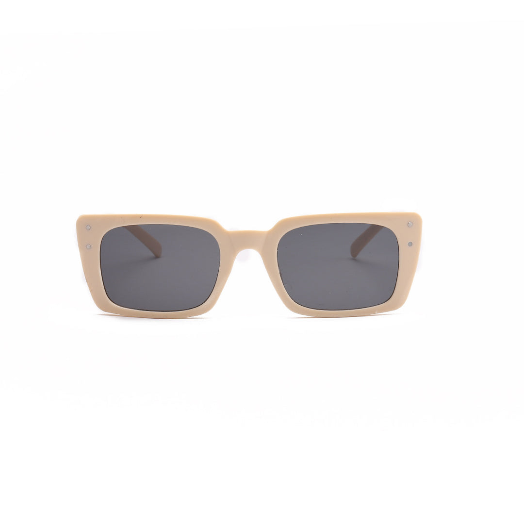 Damen quadratische Sonnenbrille mit tierischem Muster Karnz