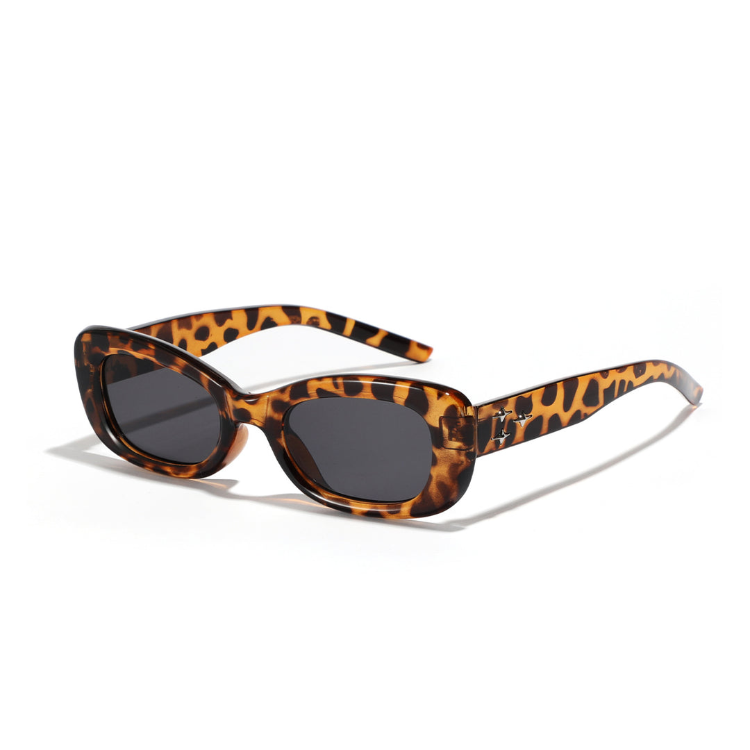 Damen modische Sonnenbrille im aufregenden Leopardenprint Karnz