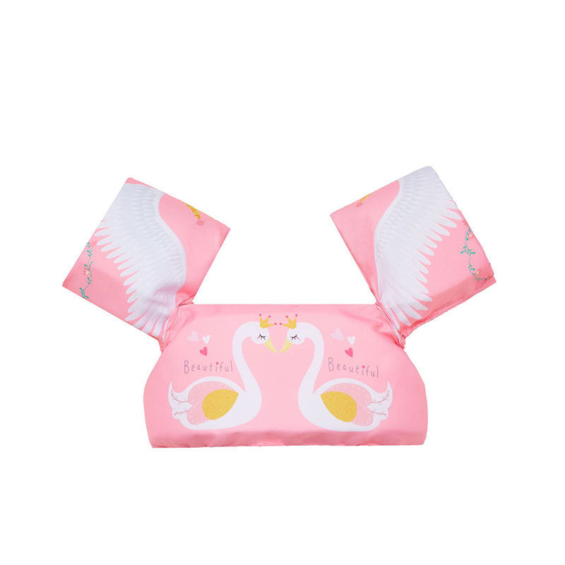 Damen Aufblasbare Schwimmhilfe mit farbigem Flamingo-Design Karnz