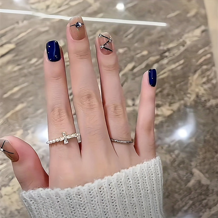 Elegante Lange Acryl Nagelverlängerungen Karnz