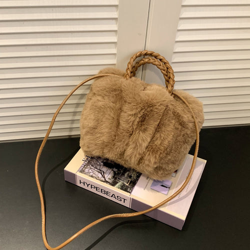 Plüsch Kunstpelz Tasche