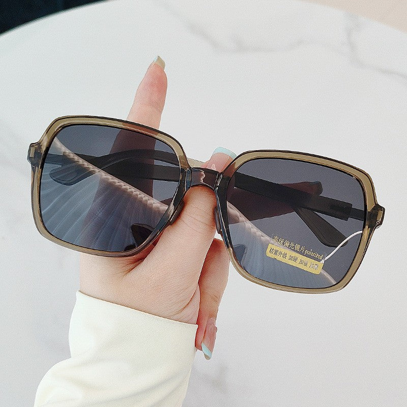 Oversized Geometrische Sonnenbrille