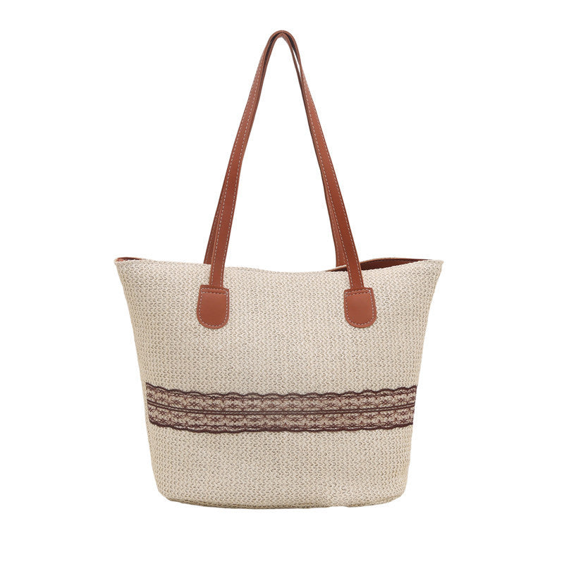 Umweltfreundliche handgewebte Strandtasche Karnz