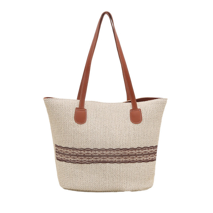 Umweltfreundliche handgewebte Strandtasche Karnz