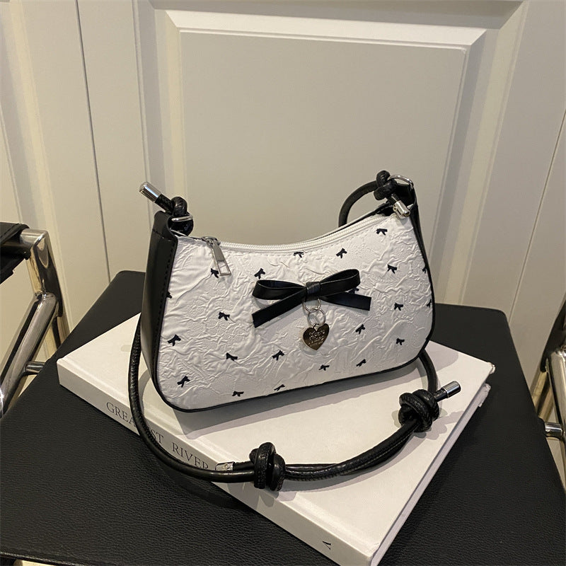 Charmante Schleifen-Detail gesteppte Handtasche Karnz