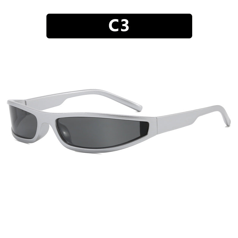 Damen sportliche Sonnenbrille mit flachem, aerodynamischem Design und UV-Schutz Karnz