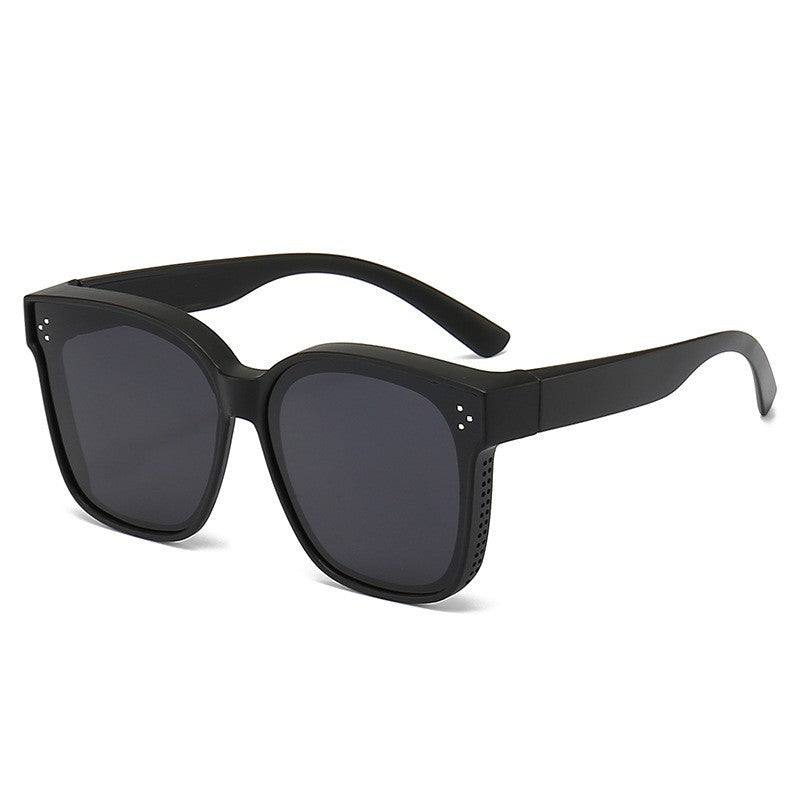 Damen modische quadratische Sonnenbrille mit UV-Schutz und komfortablen Bügeln Karnz