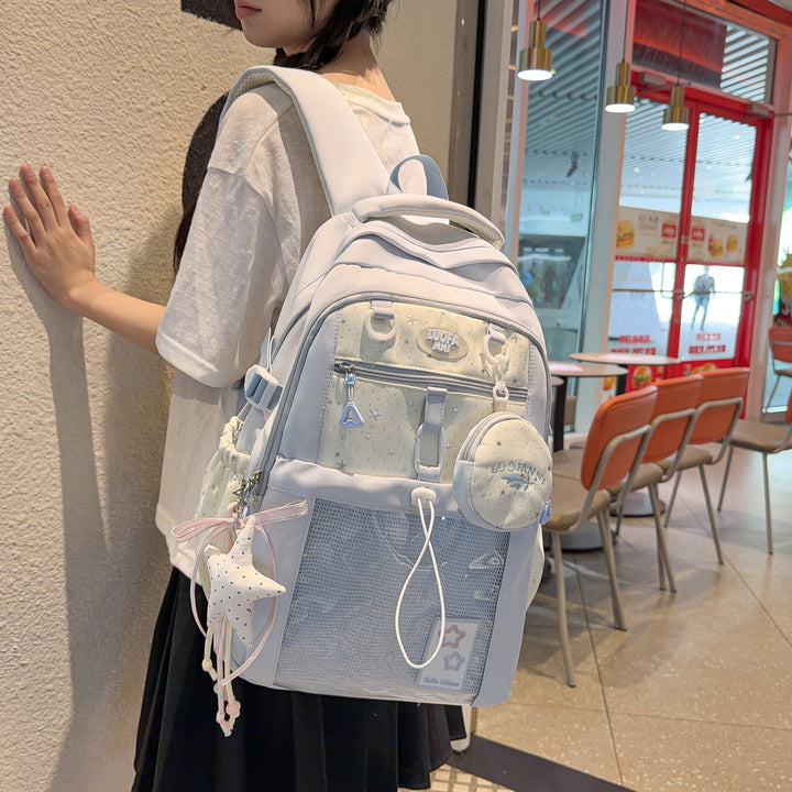 Stylischer Multifunktions-Rucksack mit gepolsterten Gurten Karnz