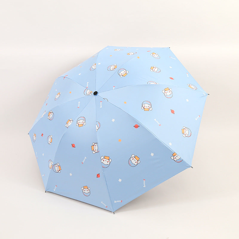 Damen Falt-Regenschirm mit lustigem Tierdesign Karnz