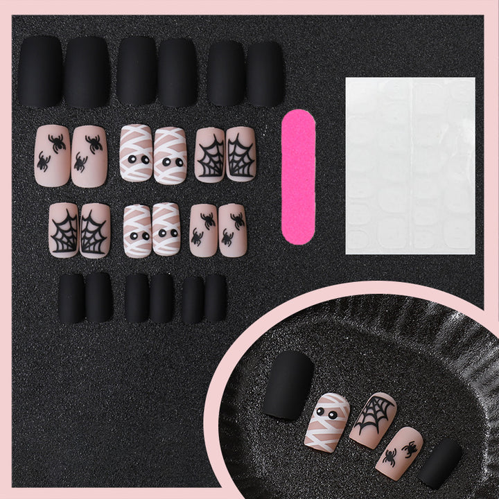 Halloween-Themen Press-On Nail Art Set Karnz