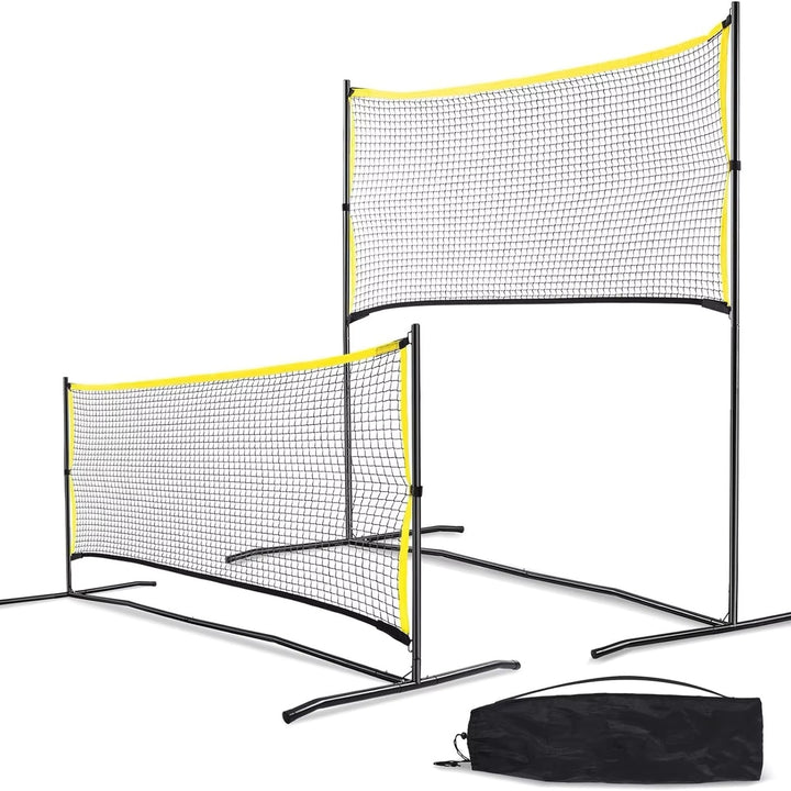 Verstellbares tragbares Tennis-Übungsnetz Karnz