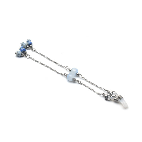 Zarte Perlen-verzierte Brillenkette Karnz