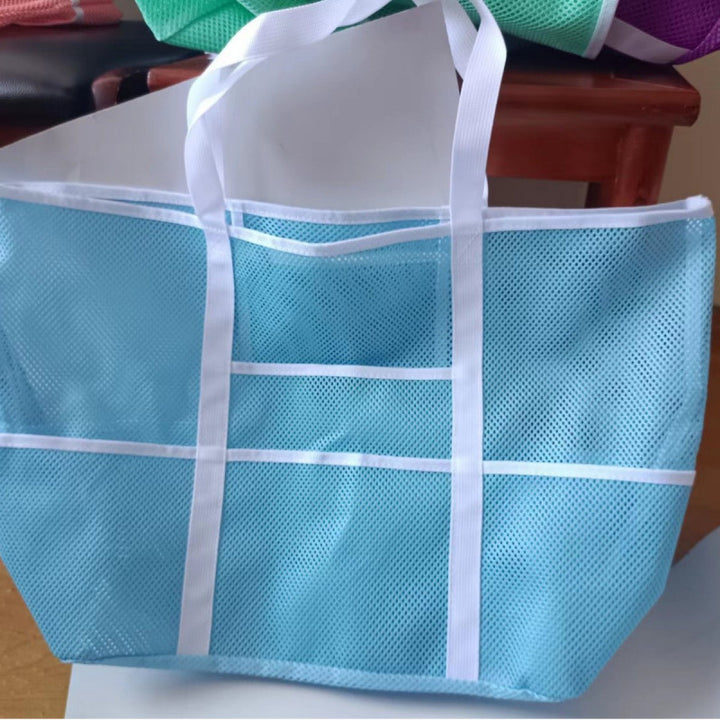 Geräumige Netz-Strandtasche Karnz
