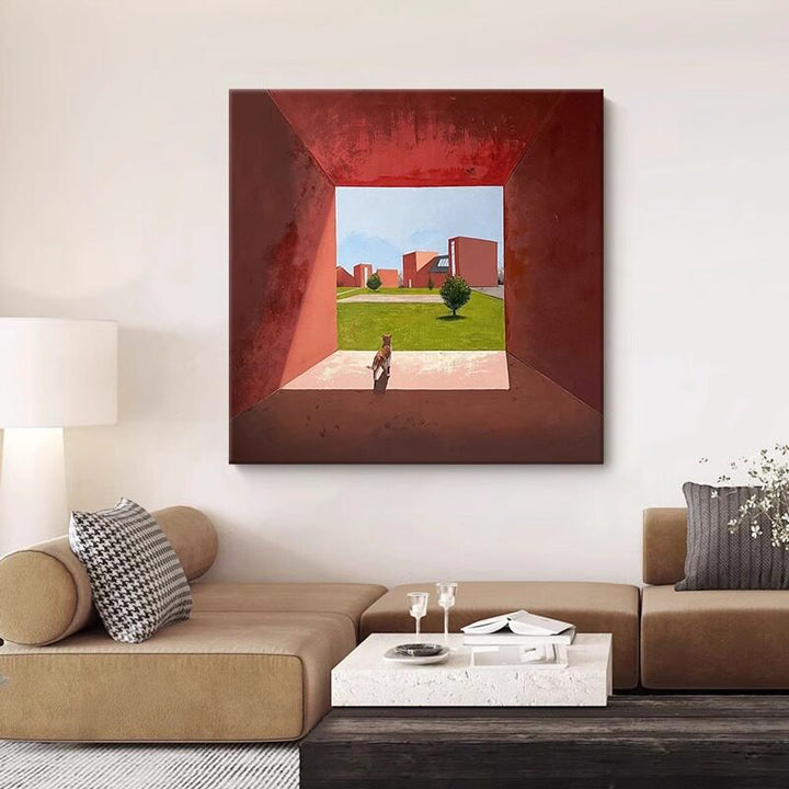 Moderne Minimalistische Wandkunst Druck