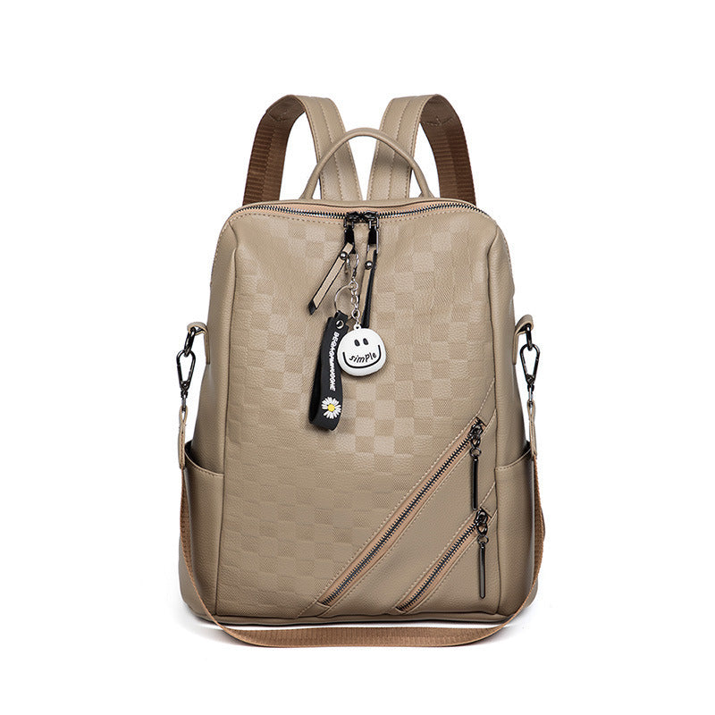 Karomuster Stylischer Rucksack Karnz