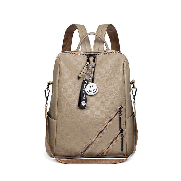 Karomuster Stylischer Rucksack Karnz