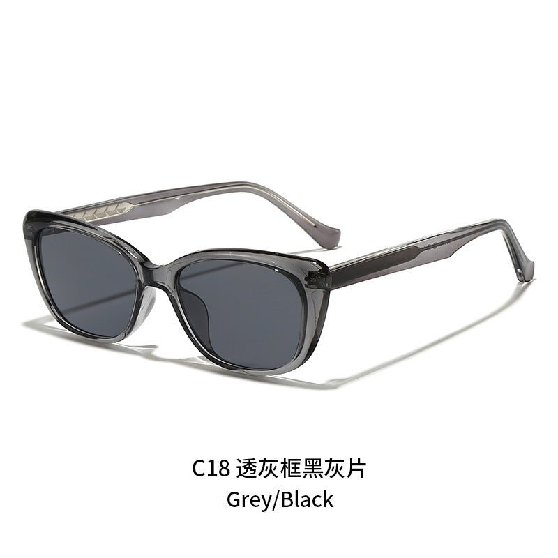 Damen modische Cat-Eye-Sonnenbrille mit UV-Schutz und stilvollem Rahmen Karnz