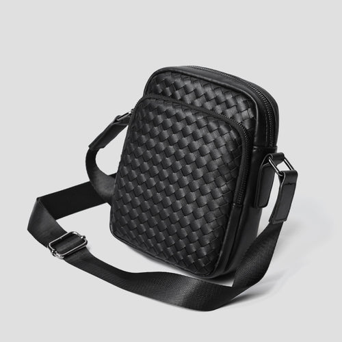 Praktische Crossbody-Tasche mit Geflochtenem Design Karnz
