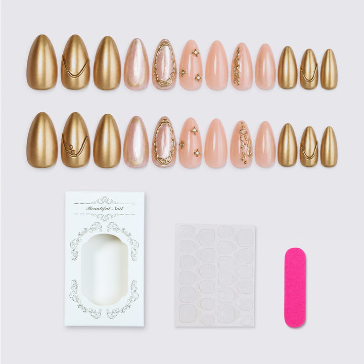 Elegant Design Kunstnagelset Karnz