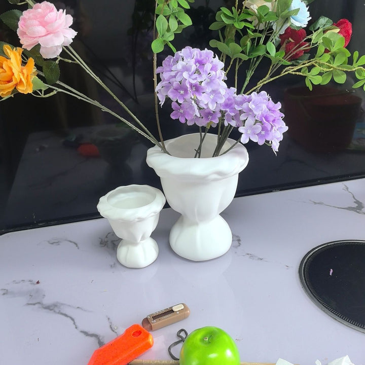 Elegant Moderner dekorativer Blumentopf Karnz