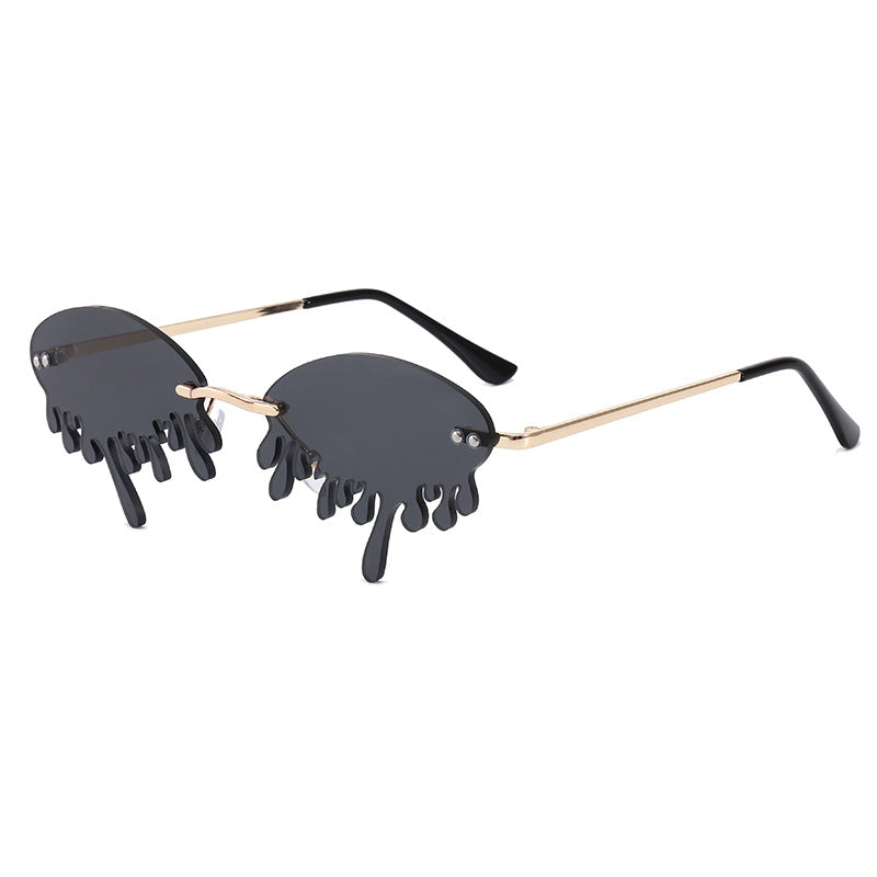 Damen Sonnenbrille mit kreativem Tropfen-Design Karnz