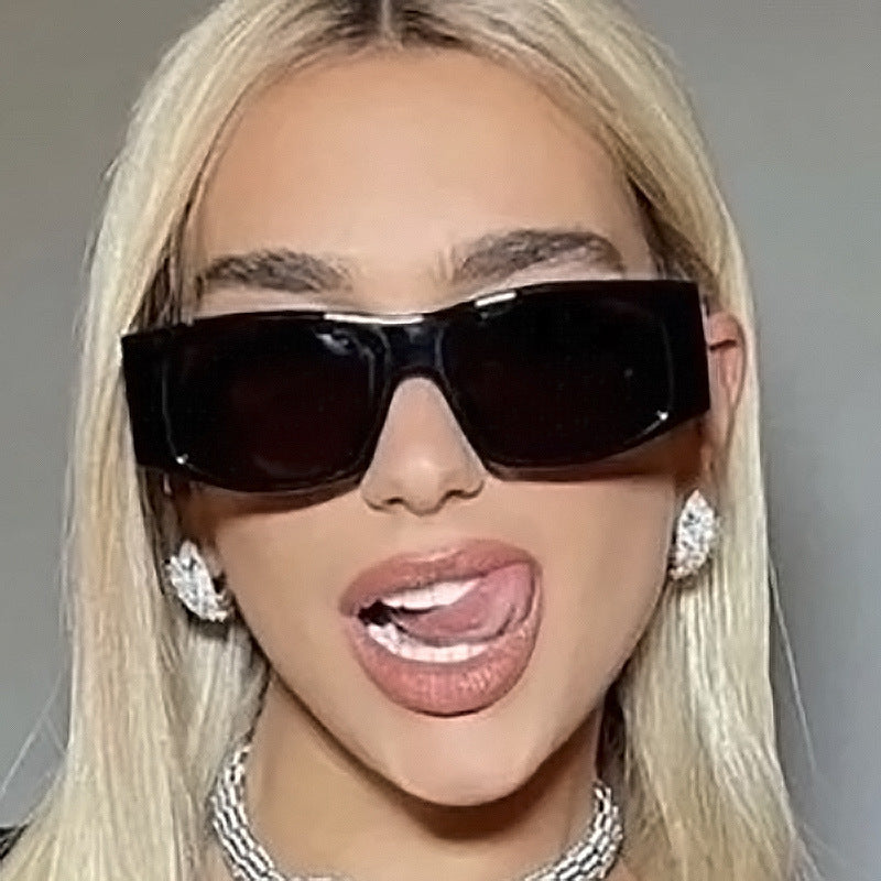 Damen stilvolle quadratische Sonnenbrille Karnz