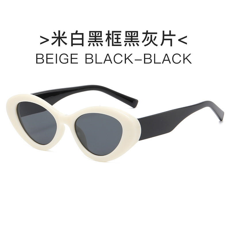 Damen Cat-Eye Sonnenbrille mit auffälligem Rahmen und modernen Gläsern Karnz
