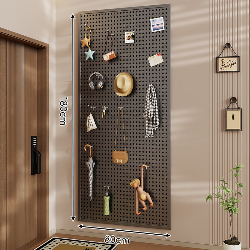 Wandanag perforiertes Lochboard-Organizer-Panel Großes Quadrat mit modularen Haken und Zubehör