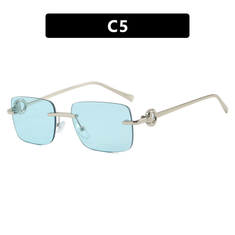 Damen modische geometrische Brille Karnz