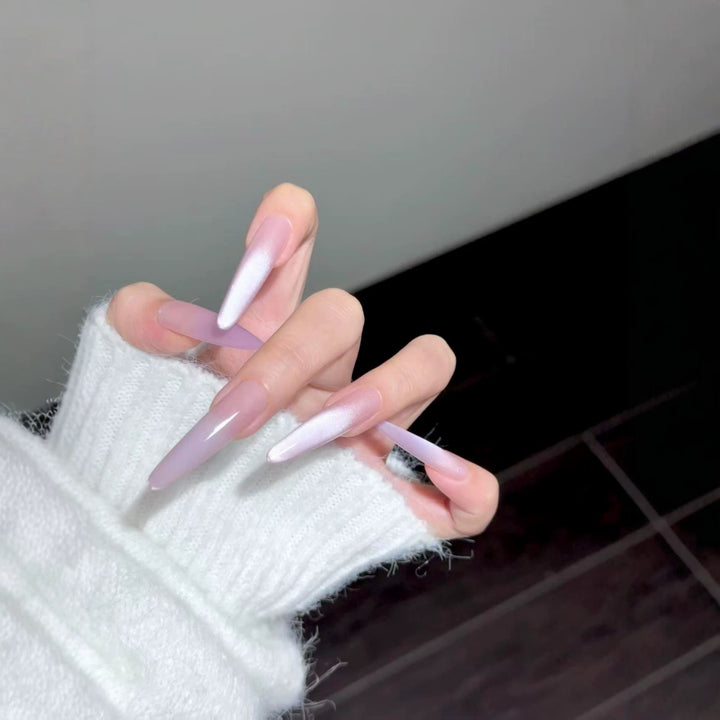 Ombre Stiletto Nagelverlängerungen