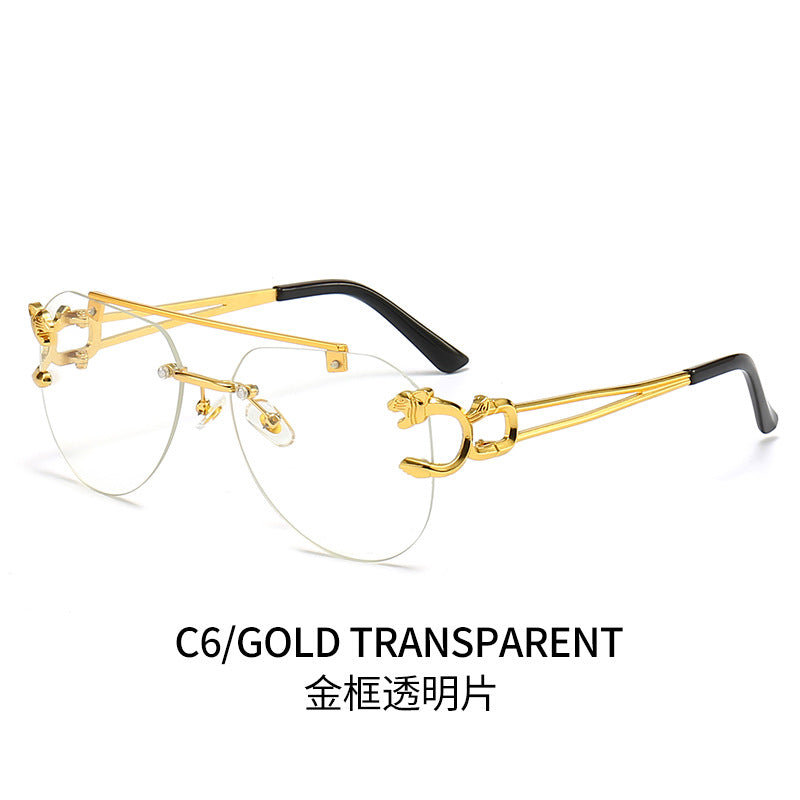 Damen Designer-Sonnenbrille mit einzigartigem Tierakzent Karnz