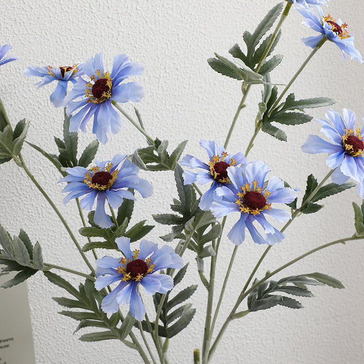 Künstlicher Mohnblütenzweig mit lebensechten Blüten und detaillierten Blättern Karnz