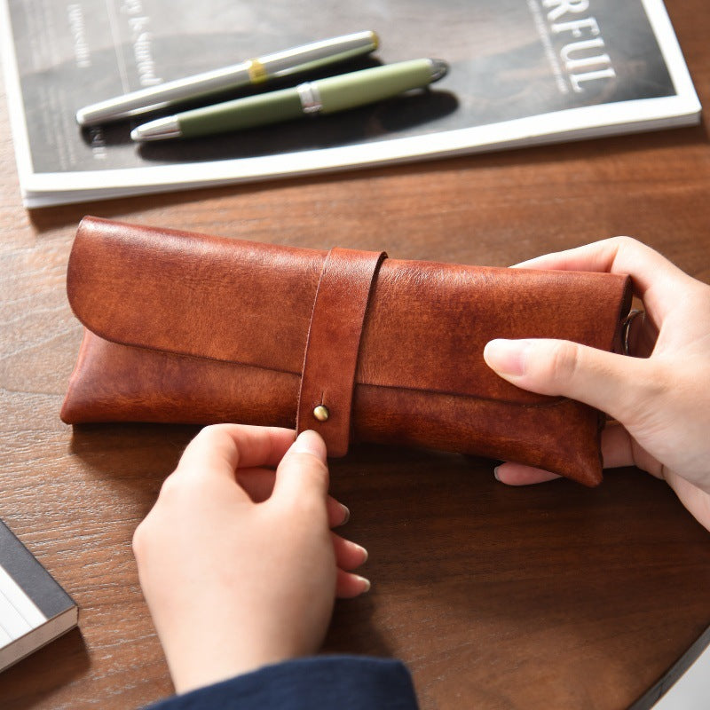 Stylische Leder Stiftetui Karnz