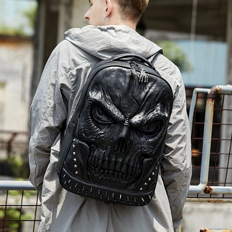 Kreativer Rucksack mit Totenkopf-Design Karnz