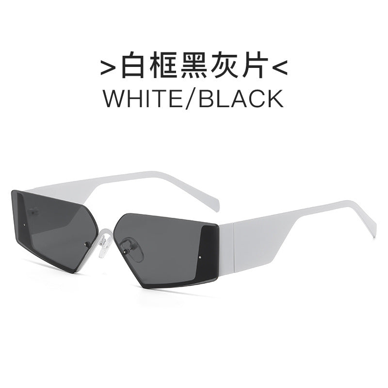 Damen exklusive geometrische Sonnenbrille Karnz