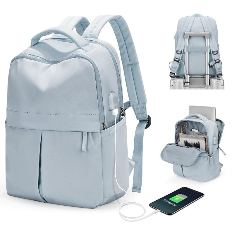 Multifunktionaler Laptop-Rucksack mit Usb-Anschluss und Vielseitigen Fächern Karnz