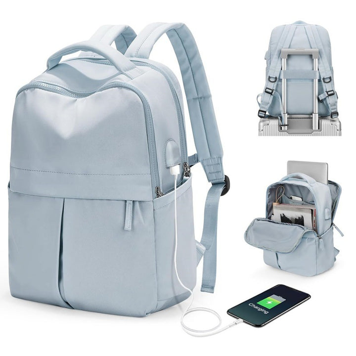 Multifunktionaler Laptop-Rucksack mit Usb-Anschluss und Vielseitigen Fächern Karnz