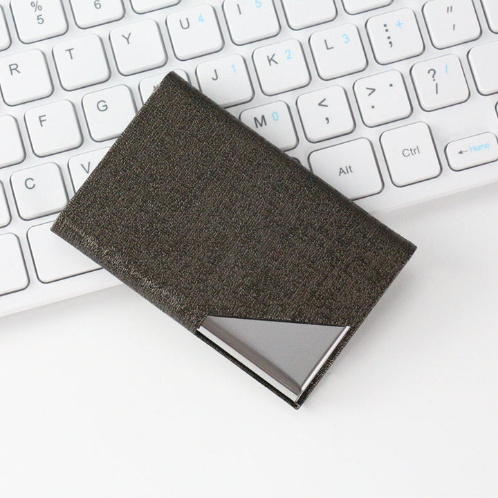 Premium Elegantes RFID-blockierendes Visitenkartenetui