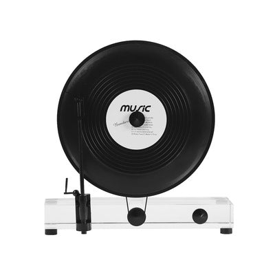 Vintage dekorative Grammophon Skulptur
