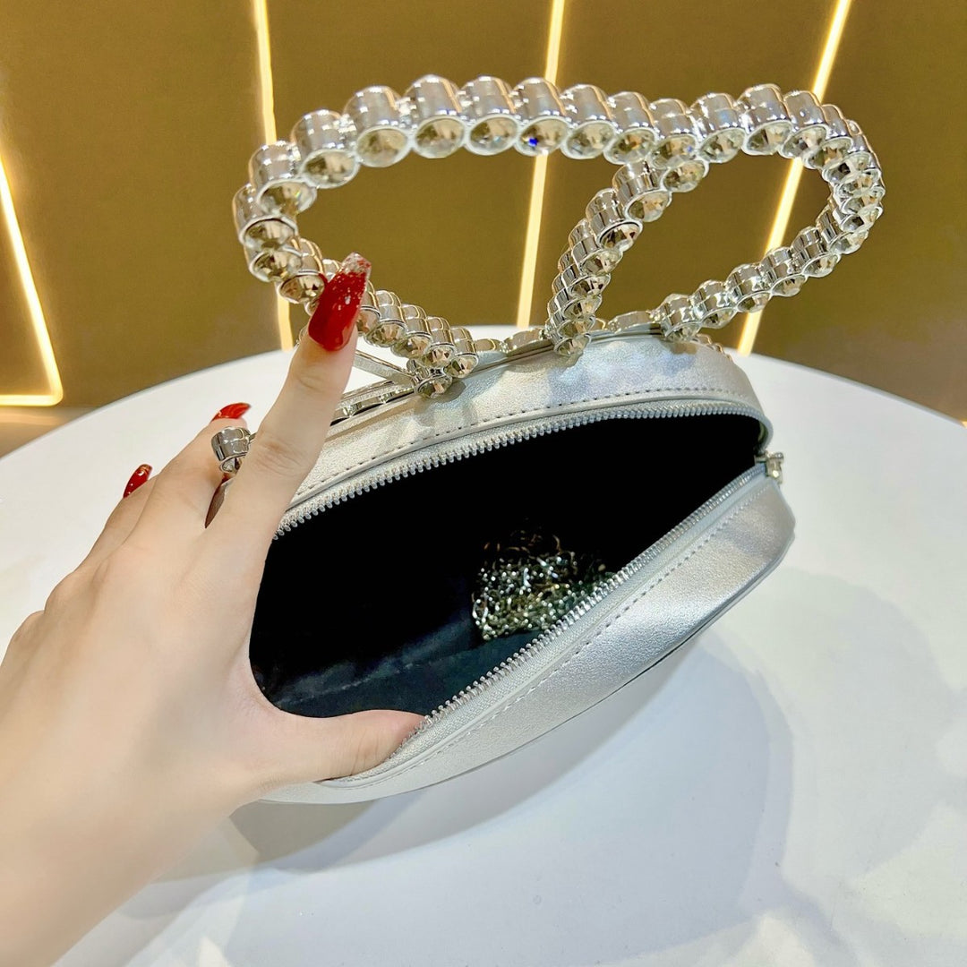 Schmetterlingsförmige Strass Abend-Clutch