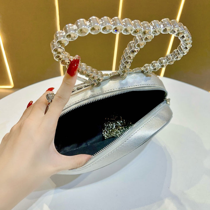 Schmetterlingsförmige Strass Abend-Clutch