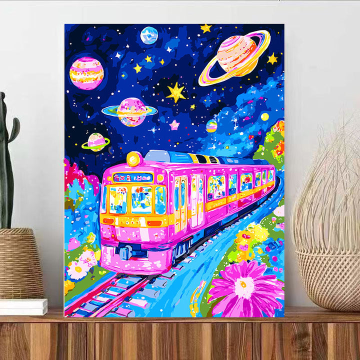 Fantasy Landschaft Leinwand Kunstdruck Karnz